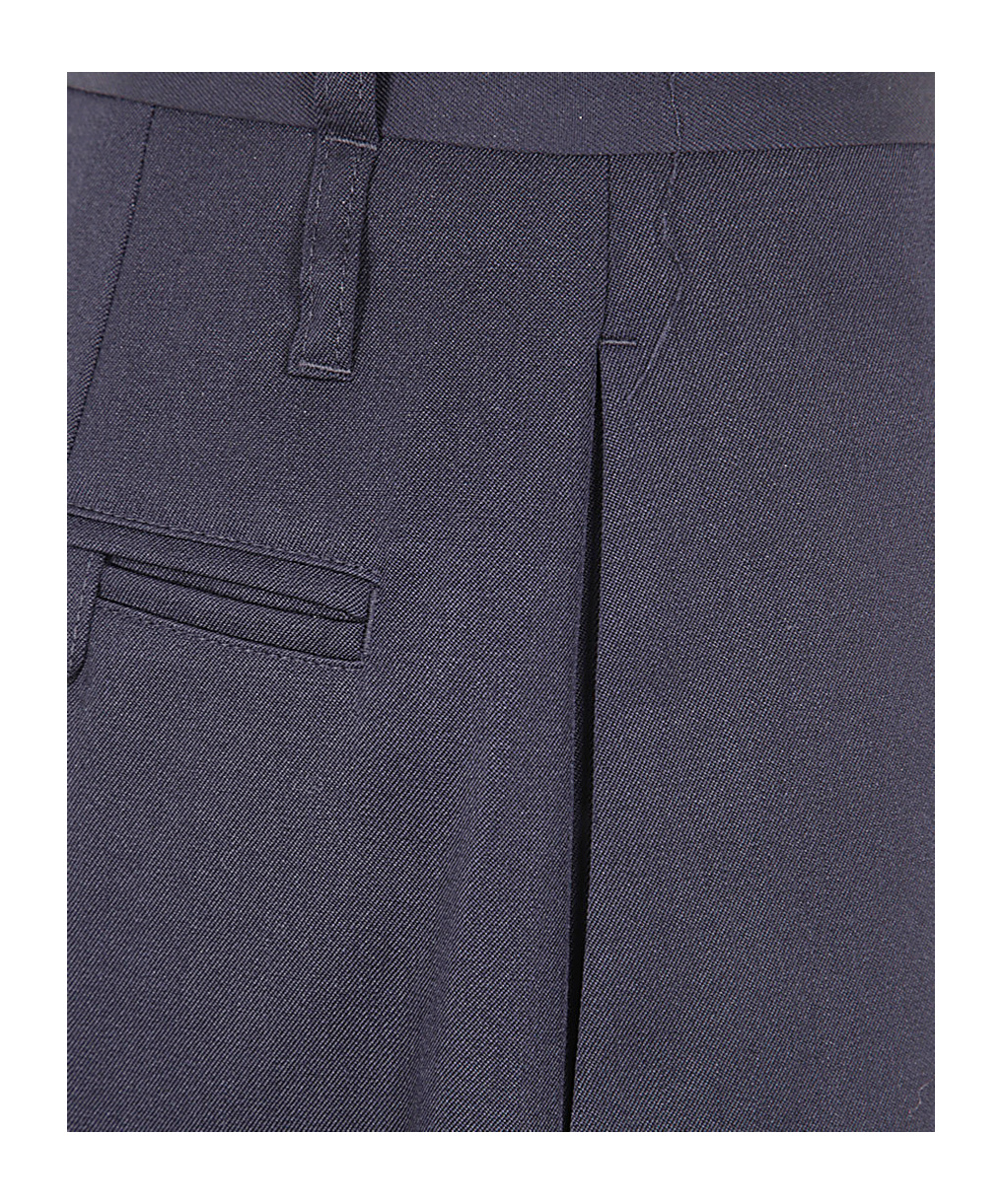 Studio Nicholson Trousers With High Waist And Front Pleats In Black