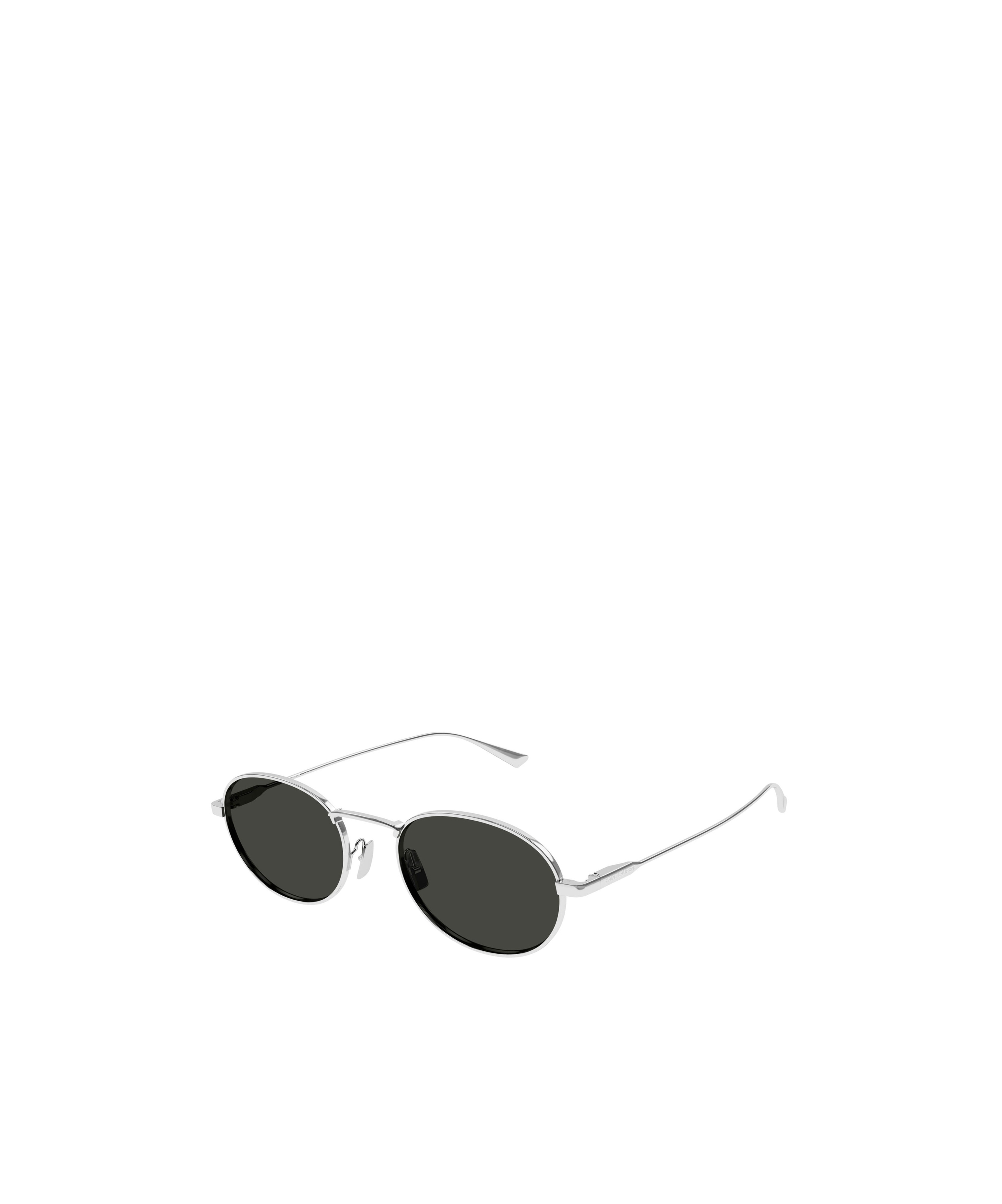 Saint Laurent Elliptical Sunglasses In Black