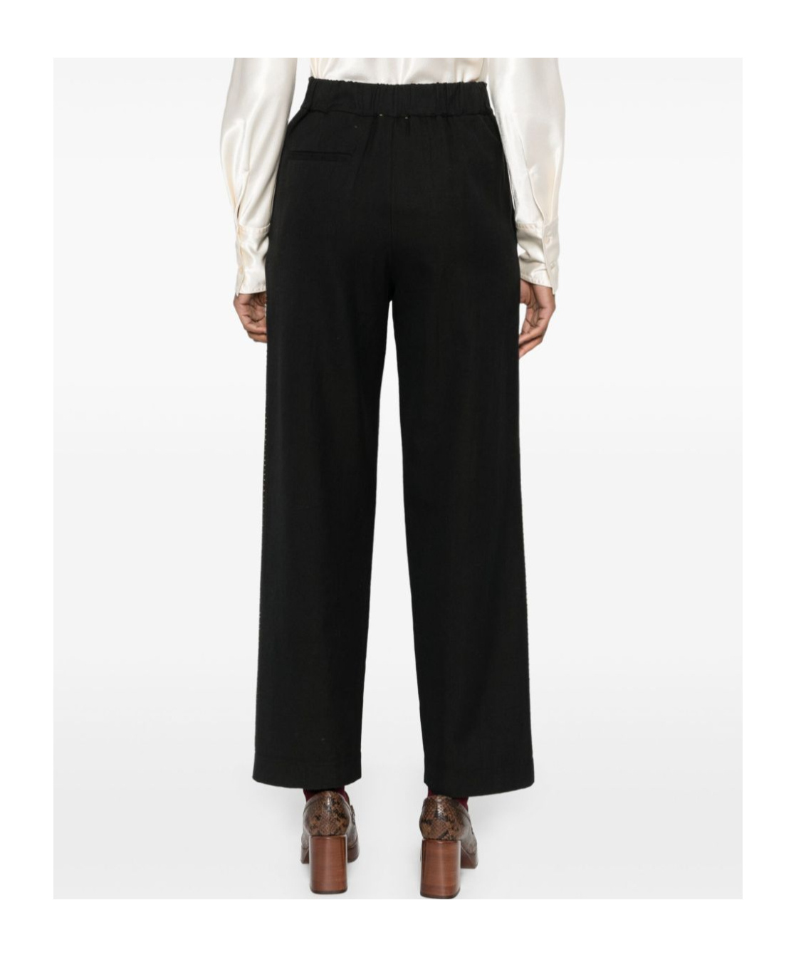 Shop Forte Forte Beaded Tapered Trousers