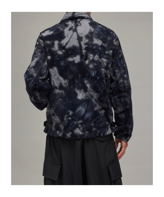 Y-3 Tie Dye Cotton Blend Vest In Black