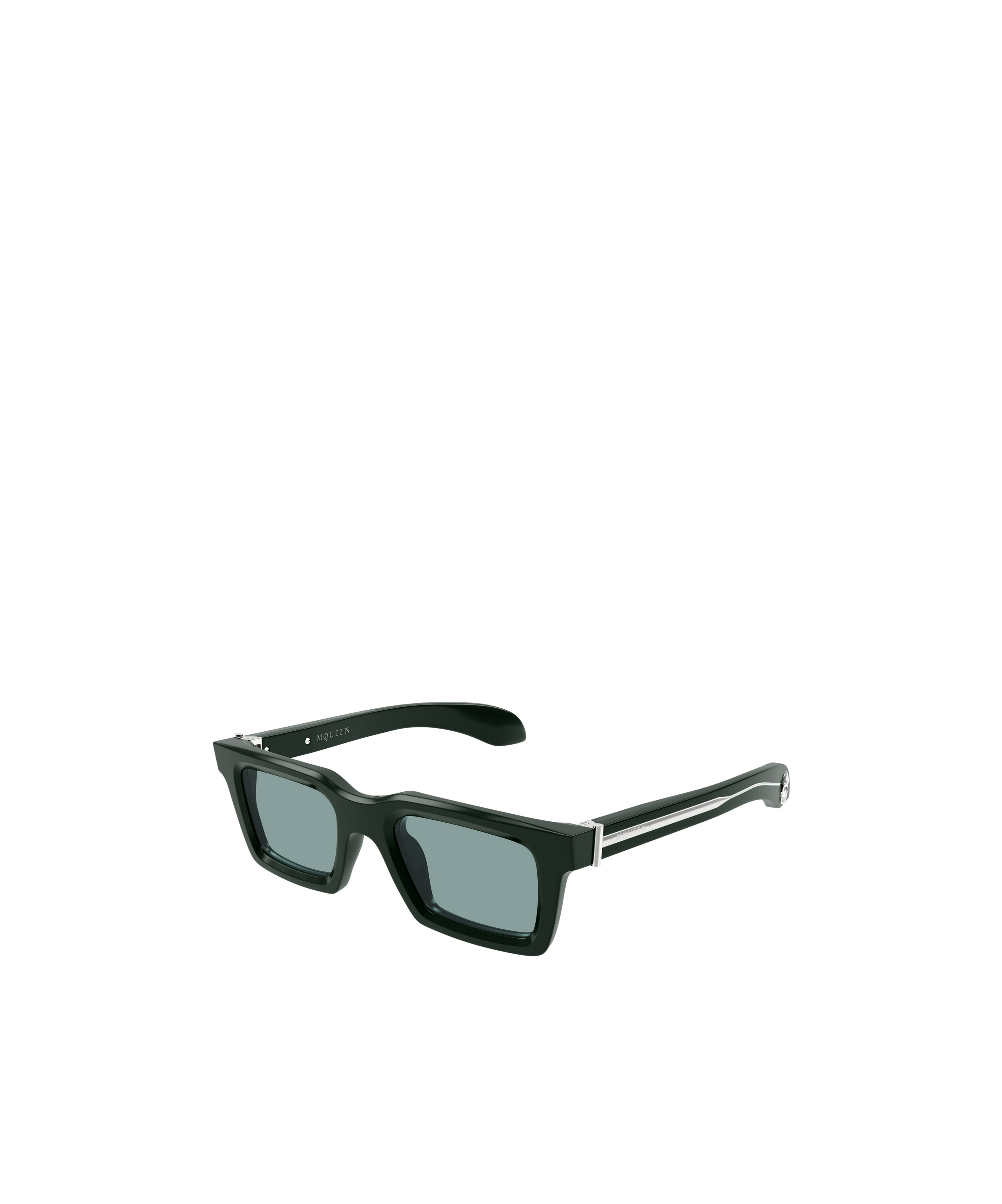 Alexander Mcqueen Eyewear Rectangular Frame Sunglasses In Black