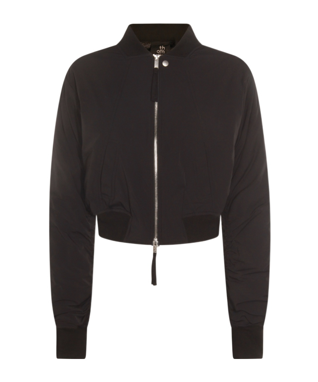 Thom Krom Zip-up Bomber Jacket In Black