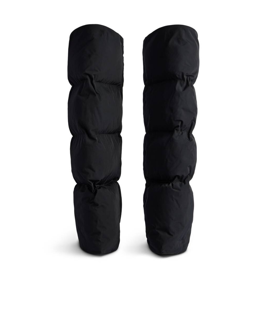 Balenciaga Wader Puffer Wide-shaft Stiletto Boots In Black