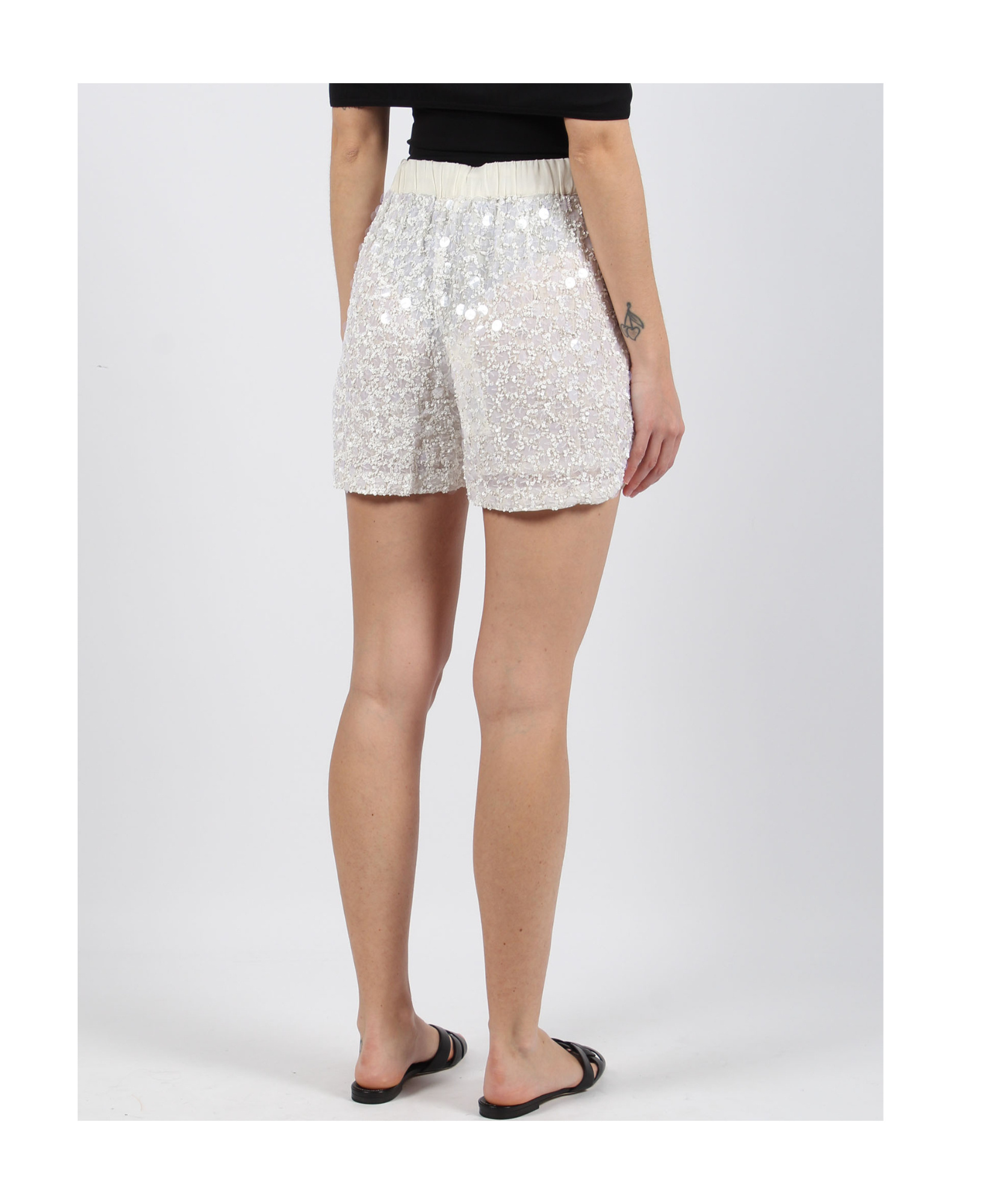 P.a.r.o.s.h Galassia Sequin-embellished Shorts