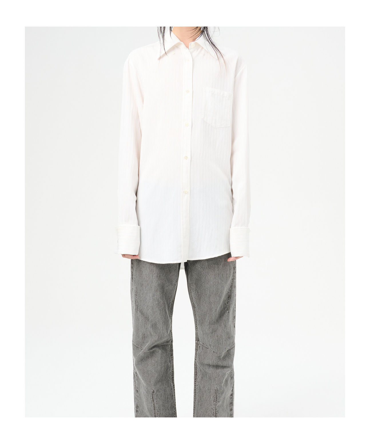 Our Legacy Long-sleeved Shirt In White