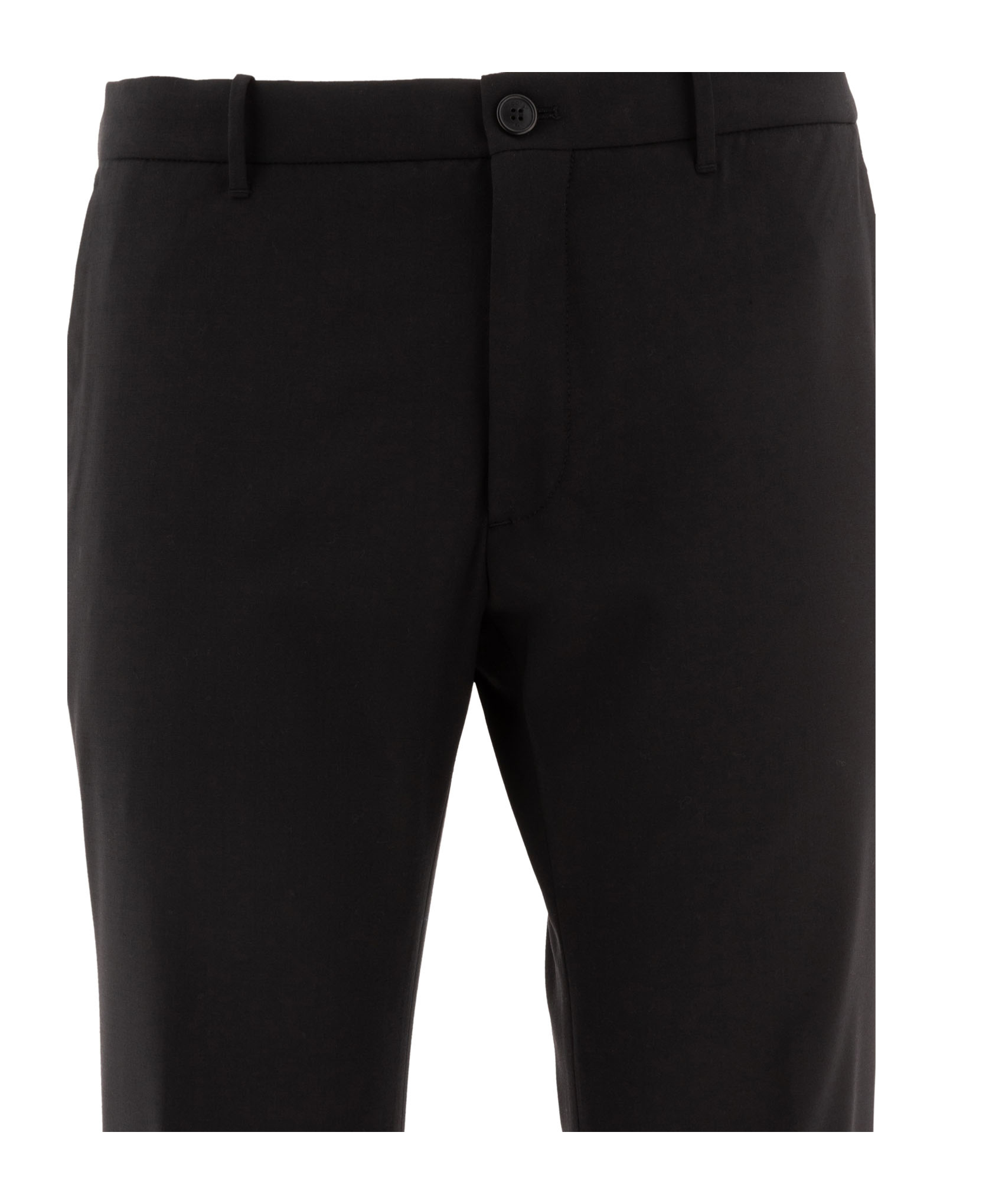 Incotex Elastic Waist Pants In Black