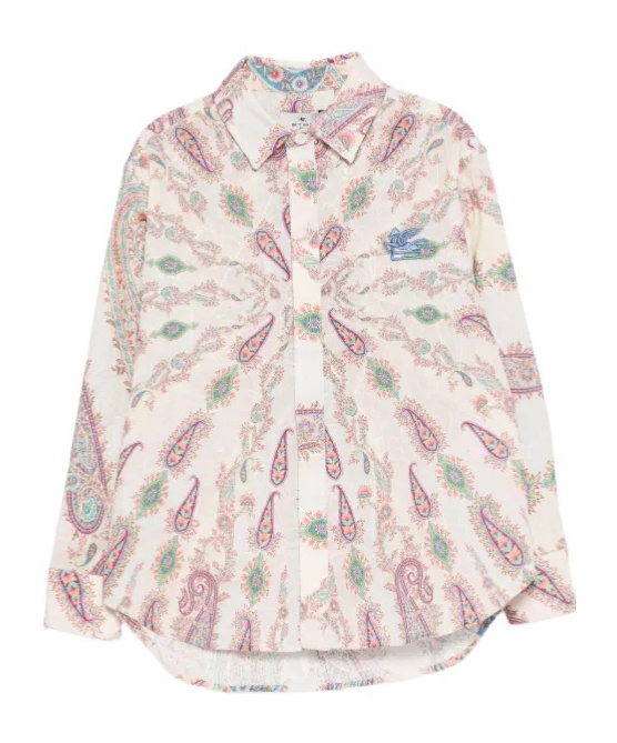 Etro Paisley Embroidered Shirt In Multi
