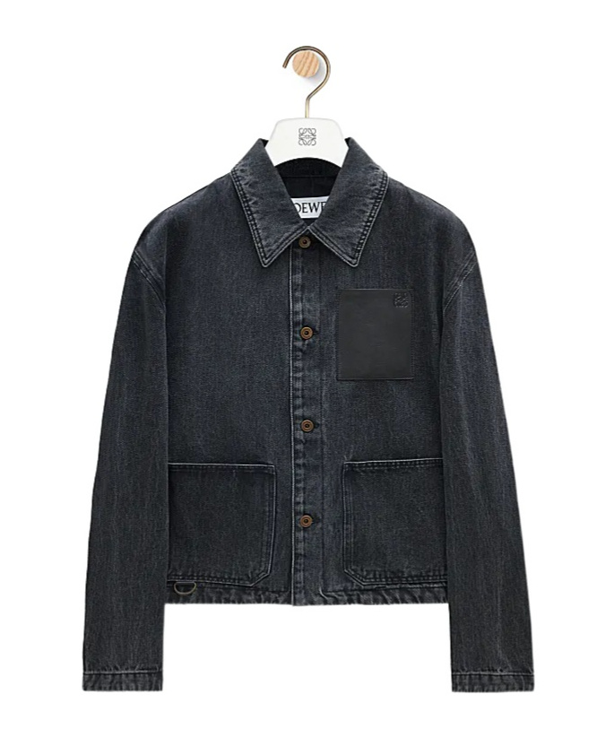 Loewe Workwear Jacket In Black