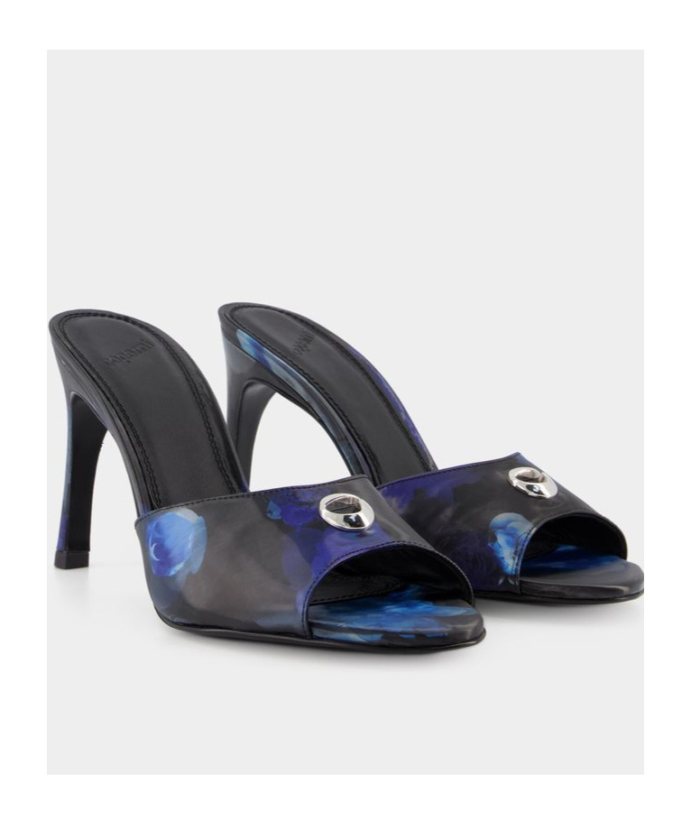 Shop Coperni Open-toed High-heeled Sandals In Black