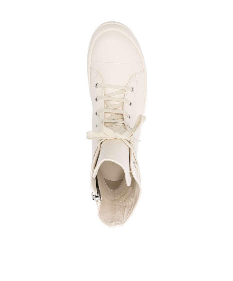 Rick Owens Hollywood Boots In White