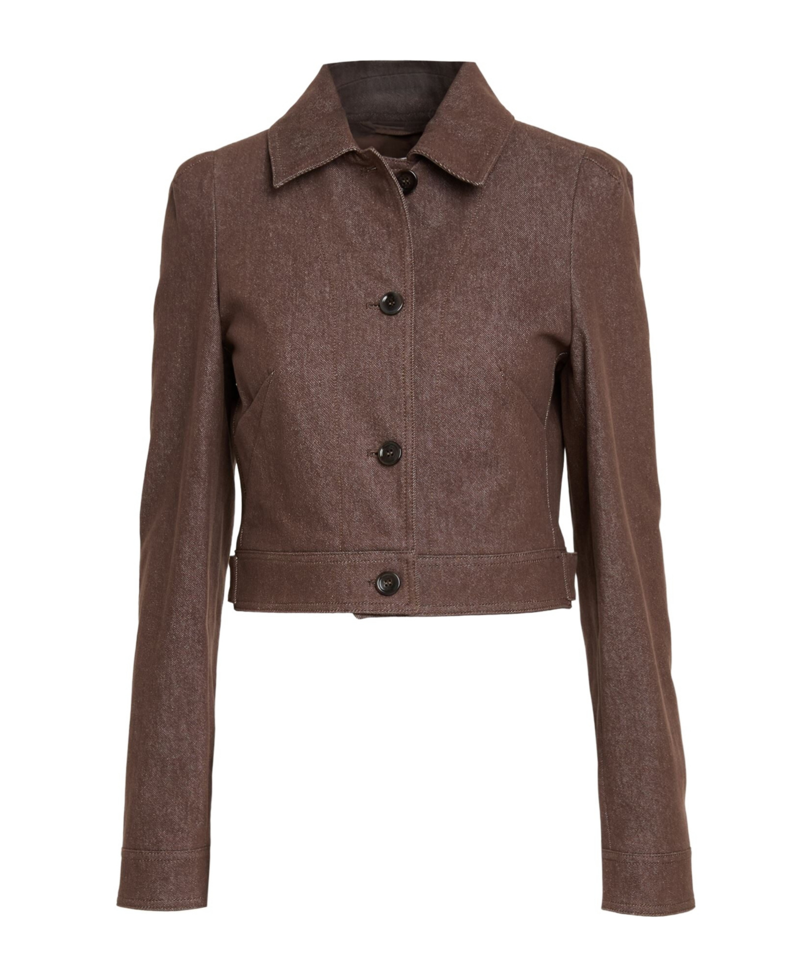 Max Mara Denim Jackets In Brown