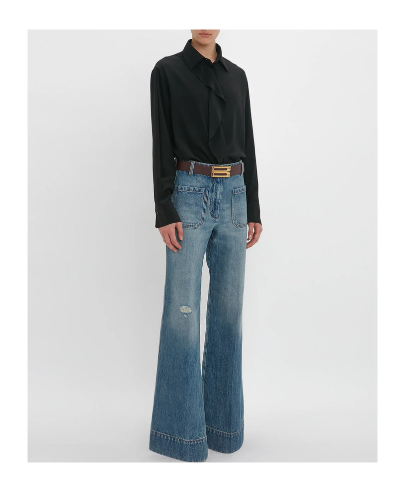 Victoria Beckham Long In Blue