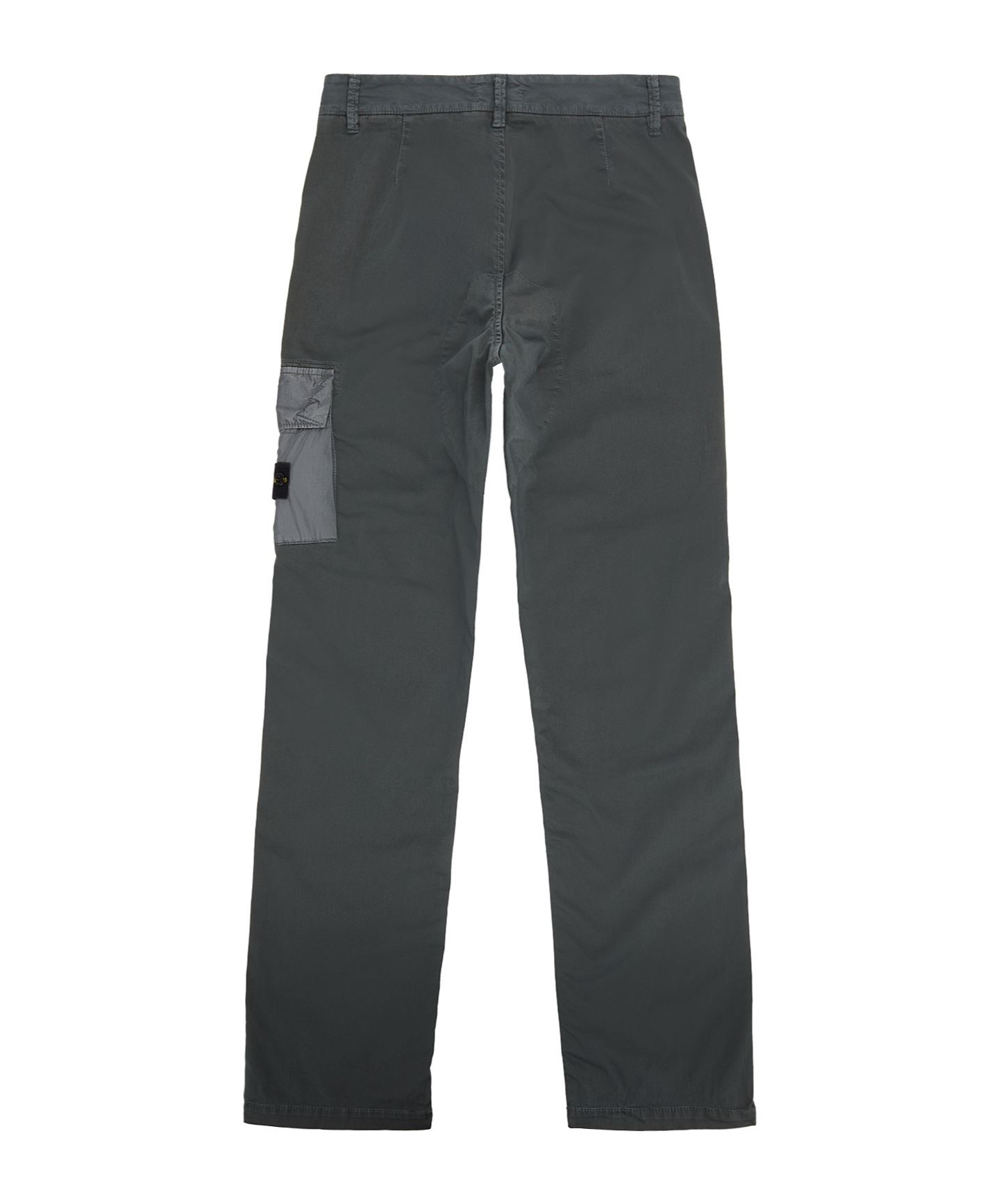 Stone Island Logo Overwork Casual Pants In Black