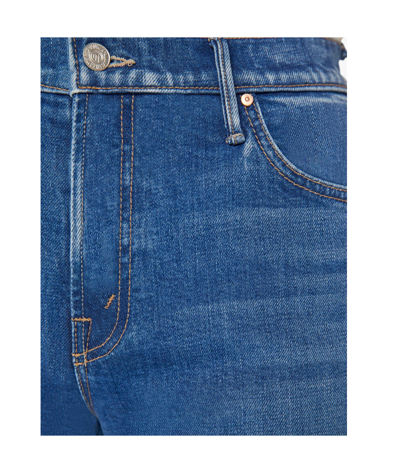 Mother Ultra-wide Leg Jeans In Blue