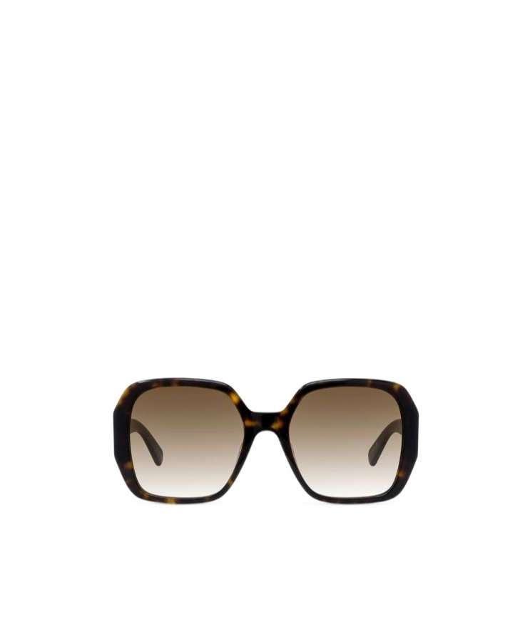 Stella Mccartney Eyewear Square Frame Sunglasses In Brown