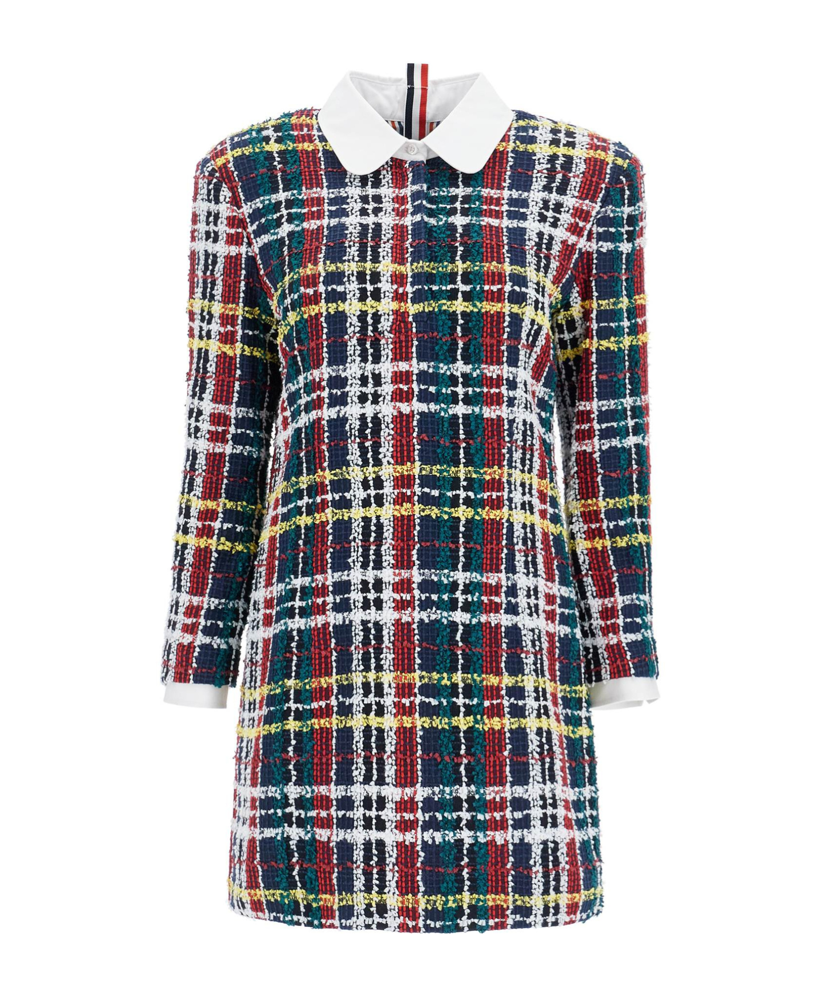 Thom Browne Thom E Women's Tweed Mini Sheath Dress In In Multicolor
