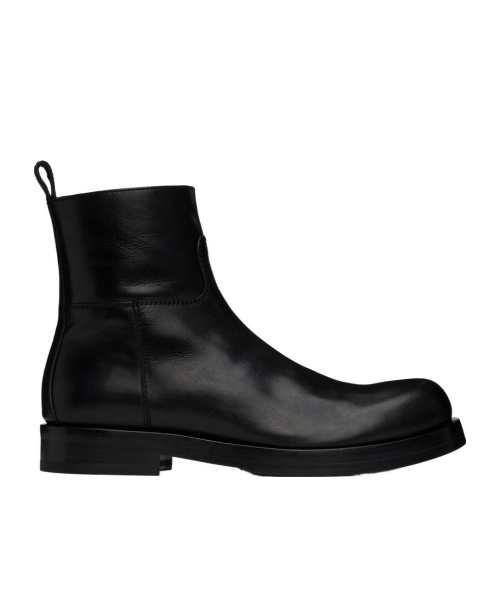 Officine Creative Round Head Side Zipper Boots In Multi