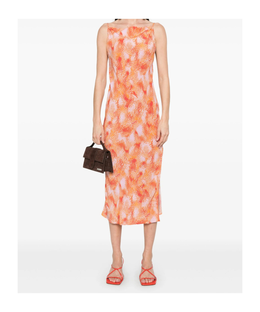 Iro Thin Shoulder Strap Dress In Pink