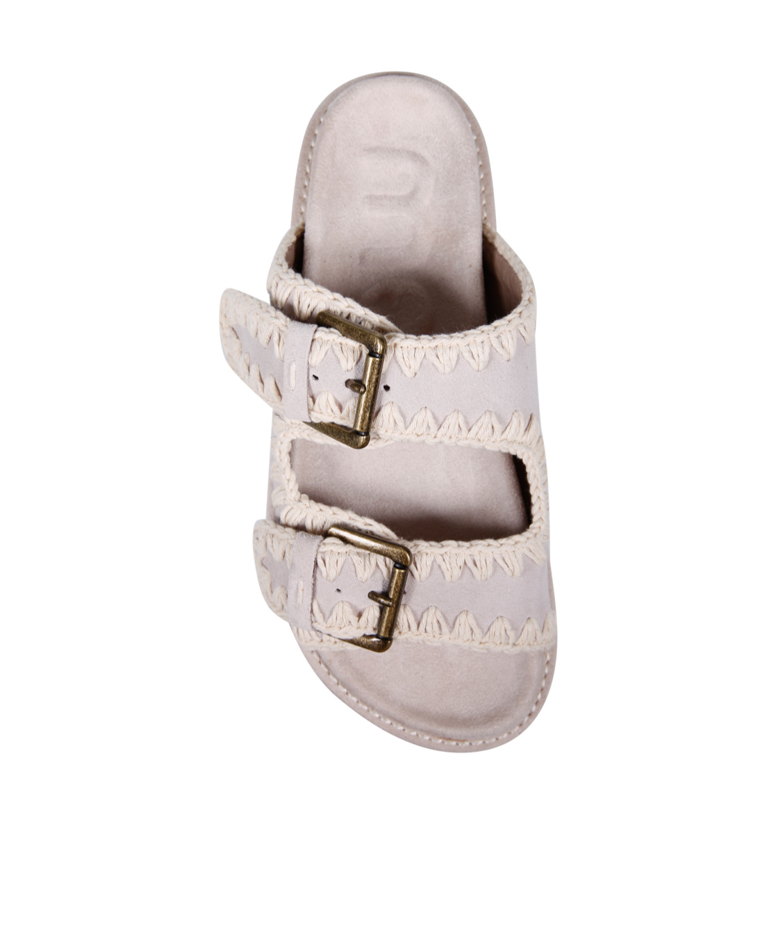 Mou Bio With Buckles Sandals In Neutral