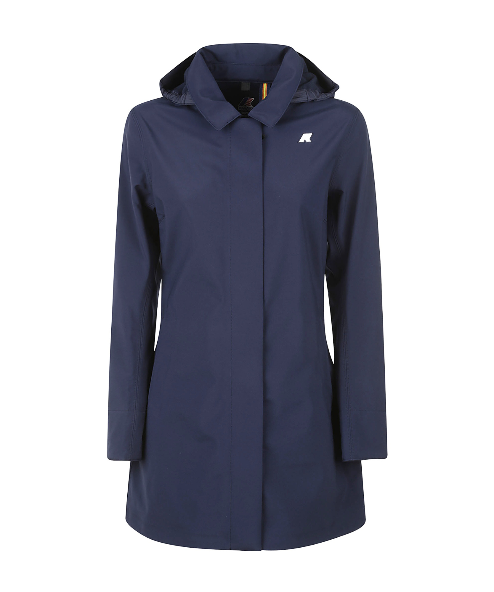 K-way Long-sleeved Casual Jacket In Blue