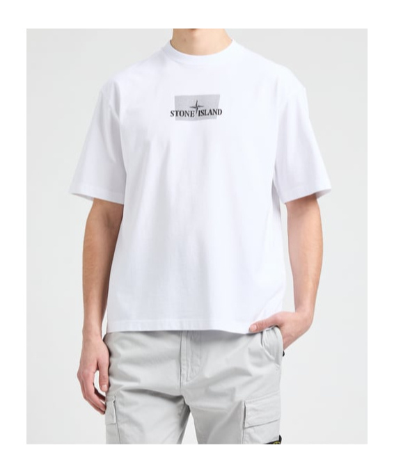 Stone Island Short-sleeved T-shirt In White
