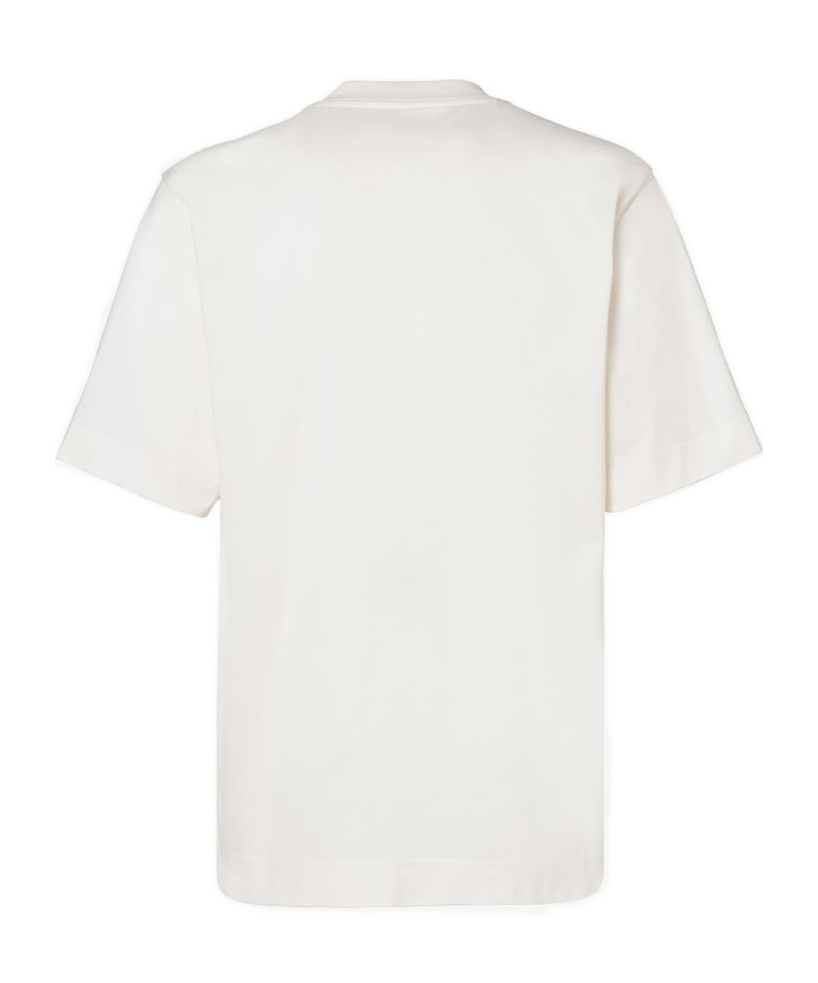 Fendi Roma 1925 Print Cotton T-shirt Clothing In Neutral