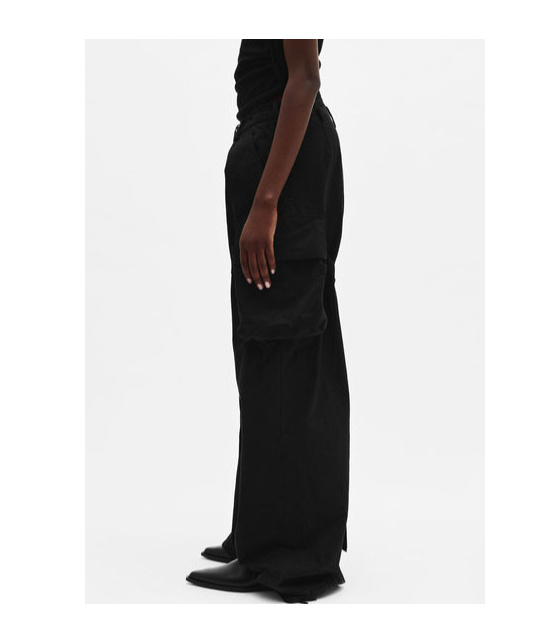 Ann Demeulemeester Black Fressa Cargo Pants In Black