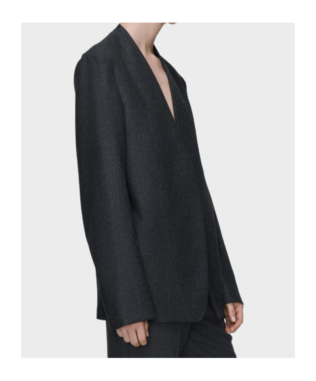 Maison Margiela Minimal Jacket In Gray