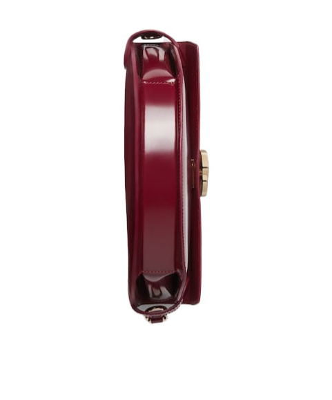 Gucci Small Half-moon Shoulder Bag In Red