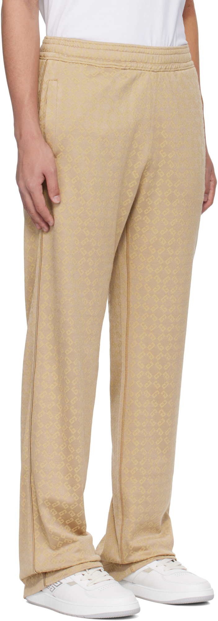 Givenchy Elastic Waist Sweatpants In Nude