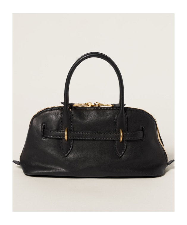 Miu Miu Aventure Shoulder Bag In Black
