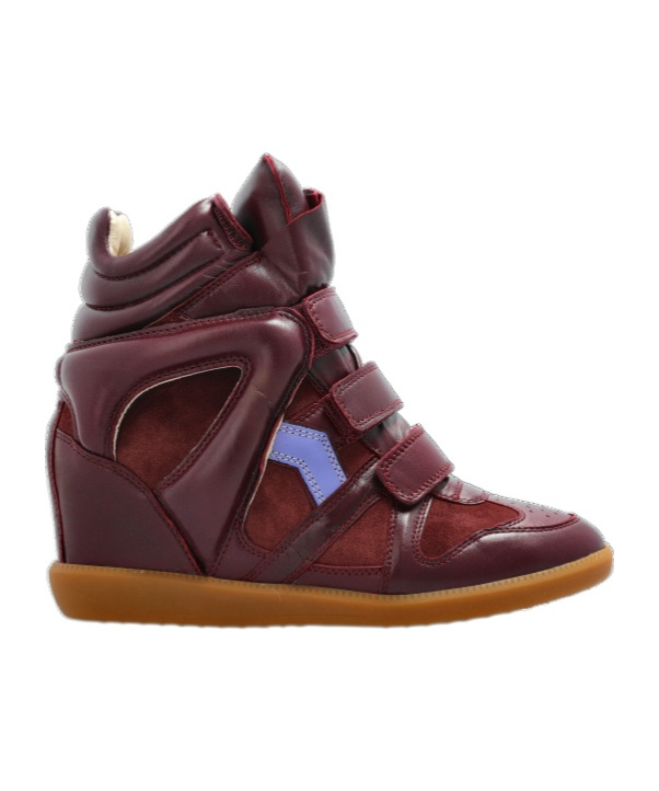 Isabel Marant Round Toe High Top Casual Shoes In Red
