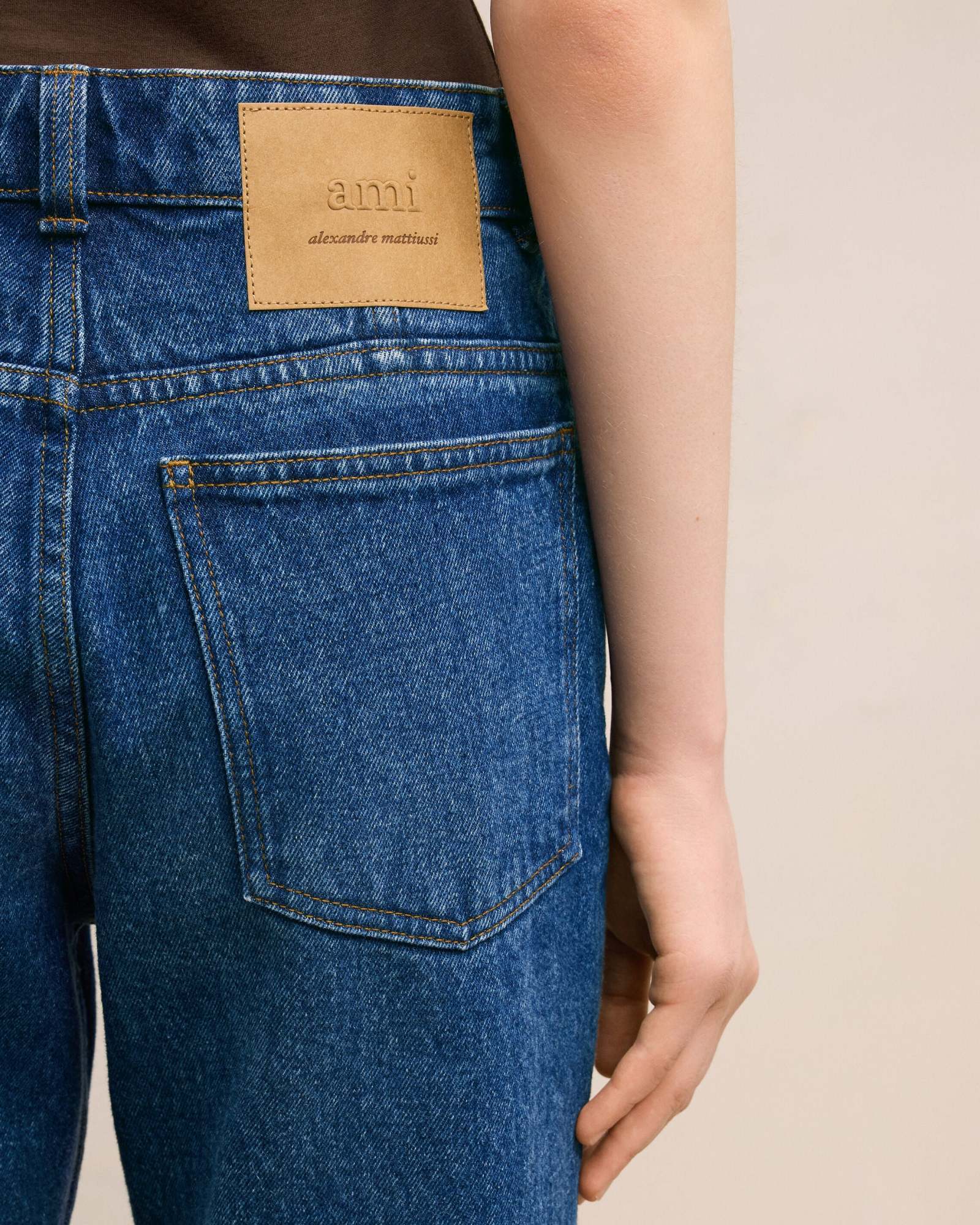 Ami Alexandre Mattiussi Ami Paris Straight-leg Slim Fit Jeans In Blue