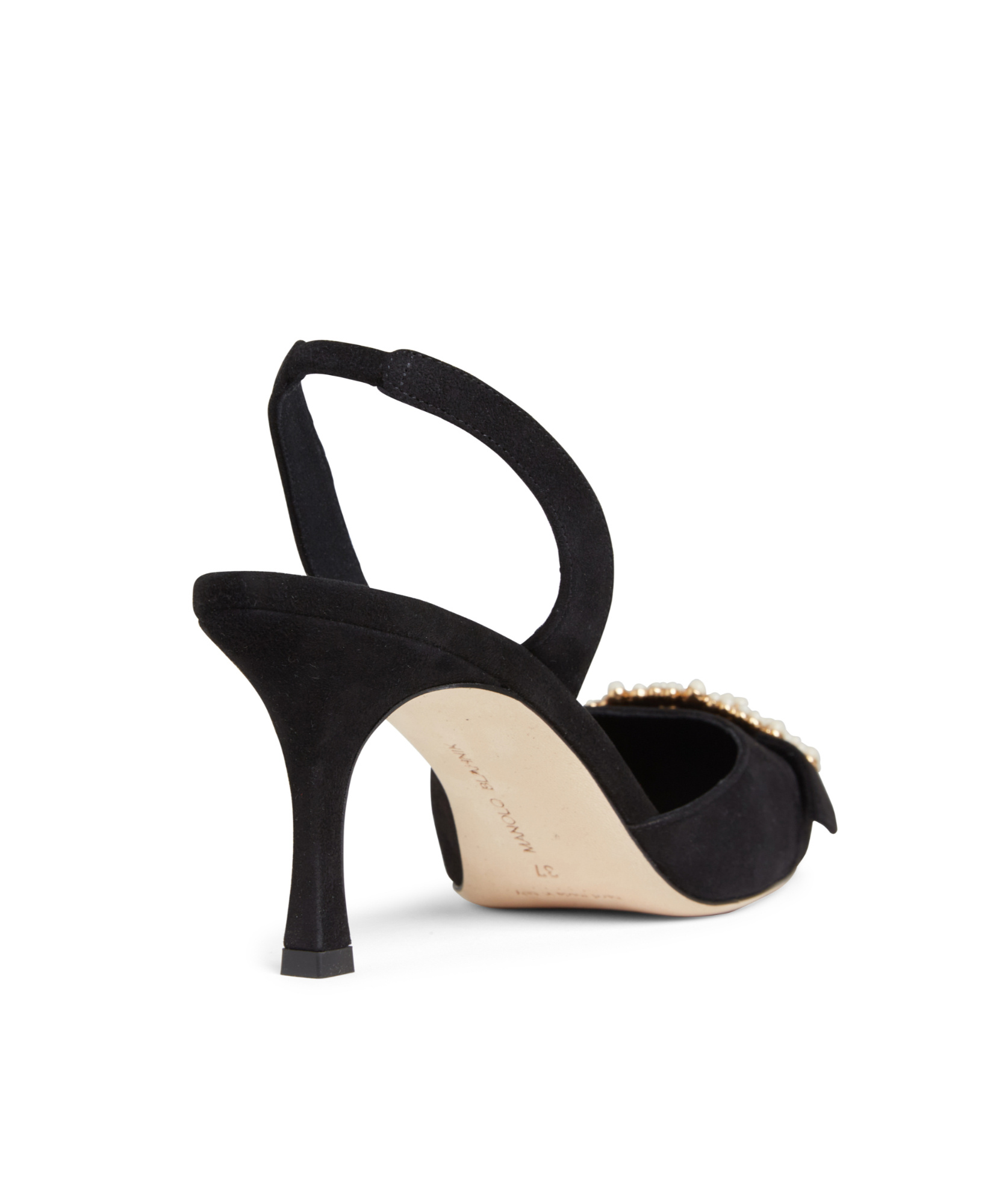 Shop Manolo Blahnik Slingback High Heel Sandals