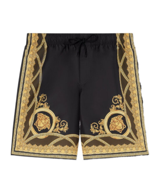 Versace Multicolored La Coupe Des Dieux Bath Sort In Black