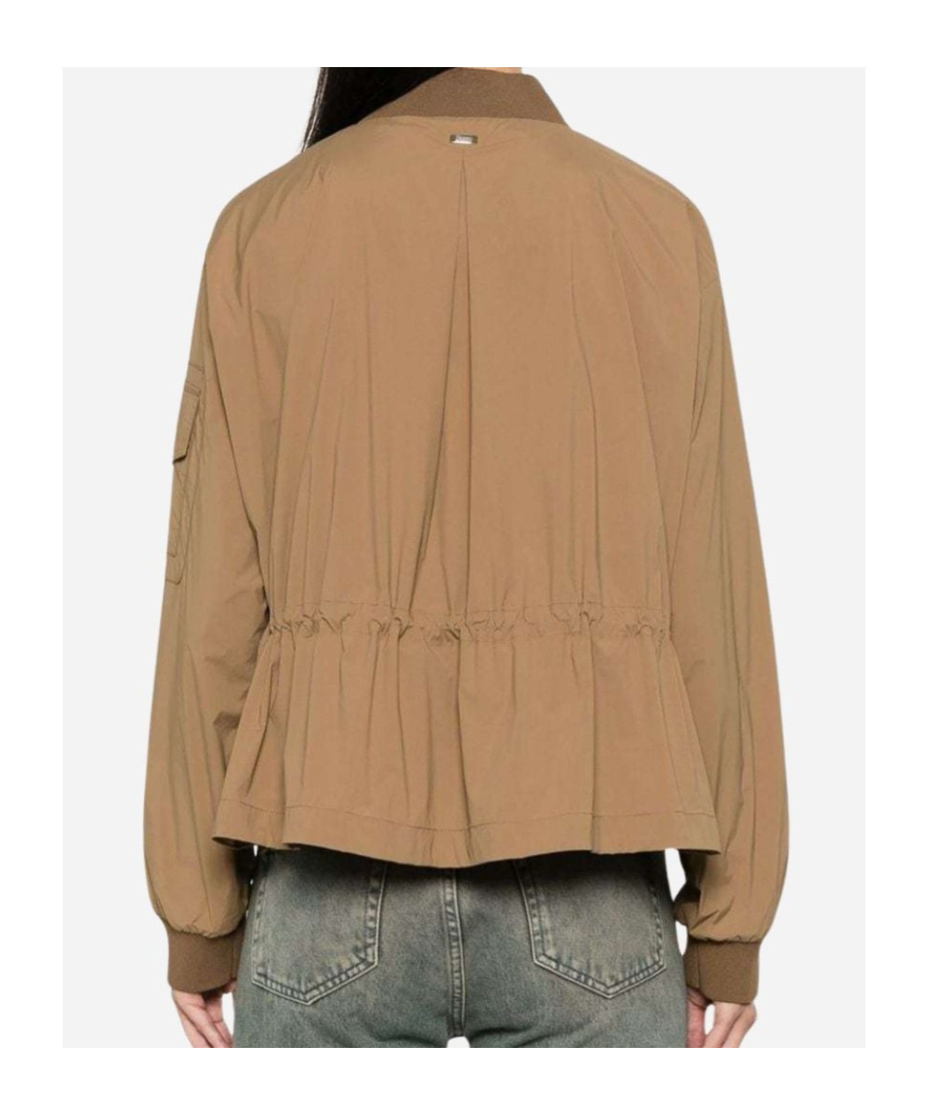 Herno Lightweight Bomber Jacket In Green