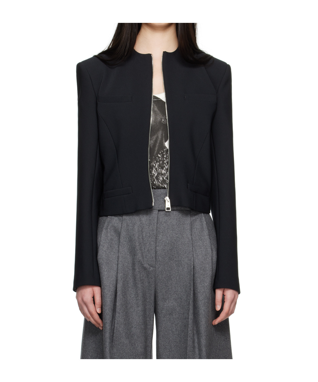 ATTICO CROPPED JACKET 