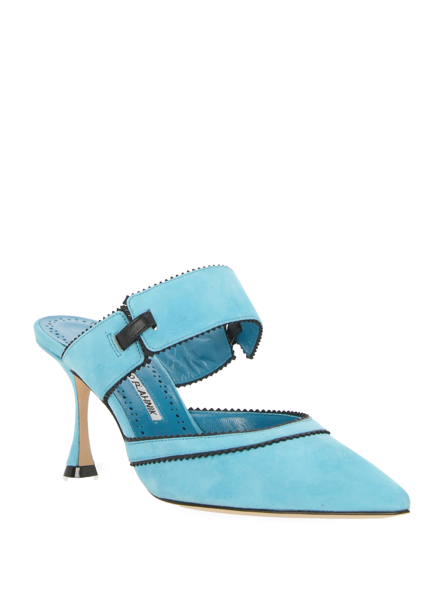 MANOLO BLAHNIK POINTED HIGH-HEELED SANDALS