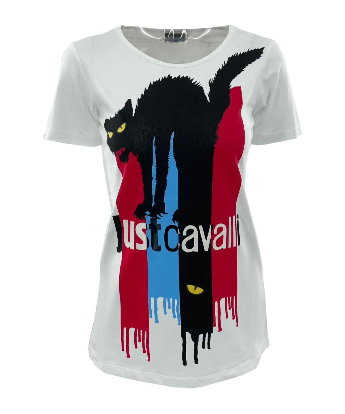 JUST CAVALLI LOGO PRINTED T-SHIRT
