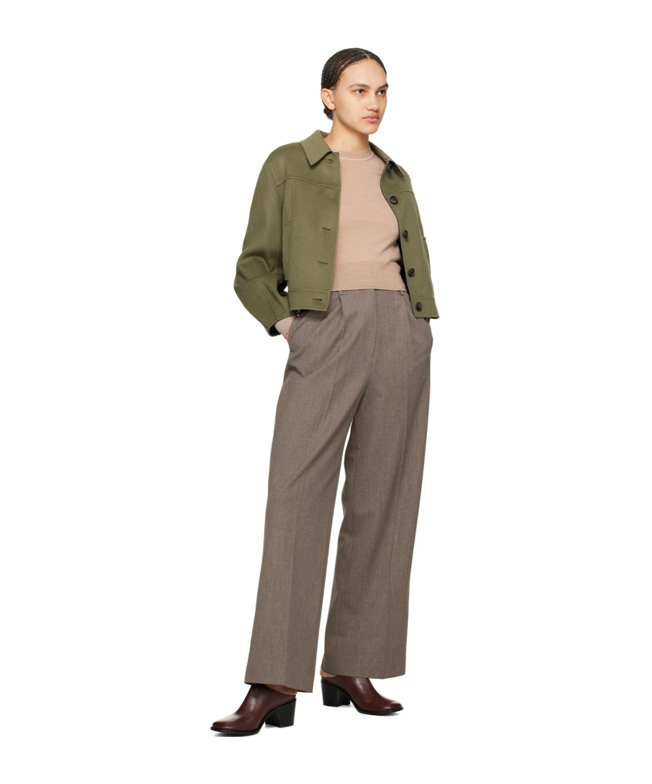 Mackage Khaki Lali Jacket In Green