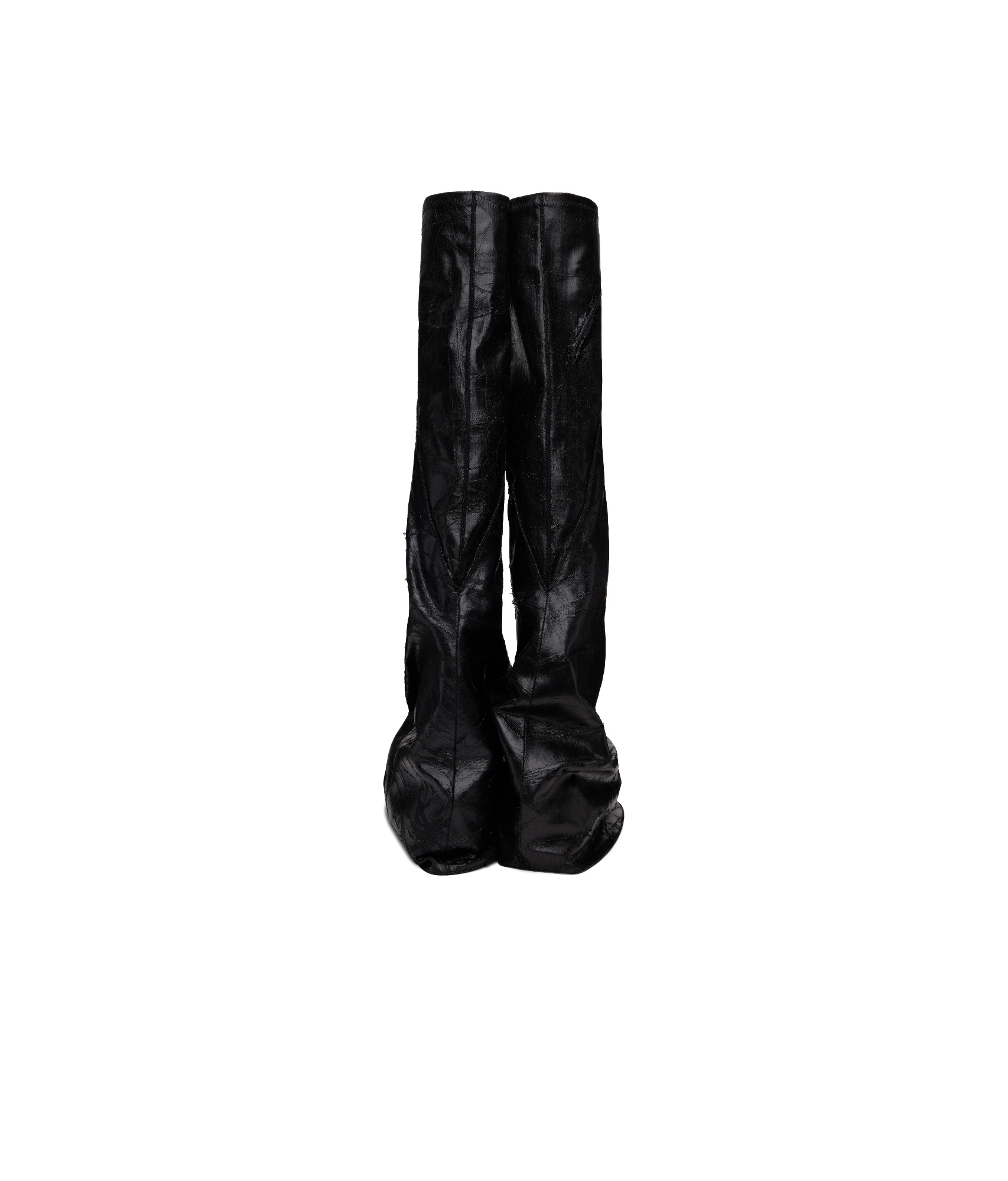 Rick Owens Drkshdw Porterville Fetish Boots In Black