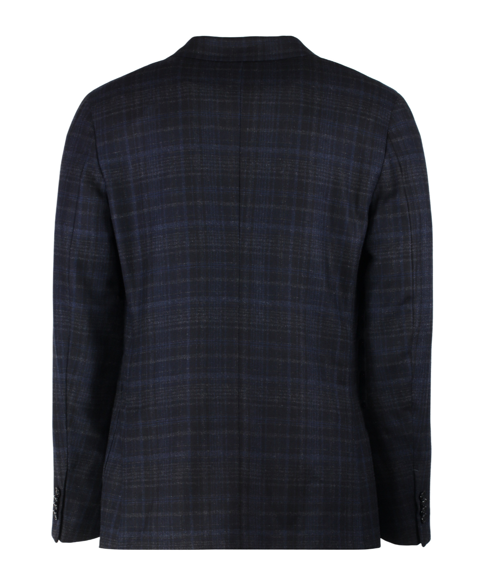 Zegna Single Breasted Double Button Jacket In Black