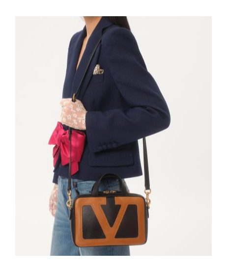Valentino Viva Superstar Crossbody Bags Multicolor In Brown