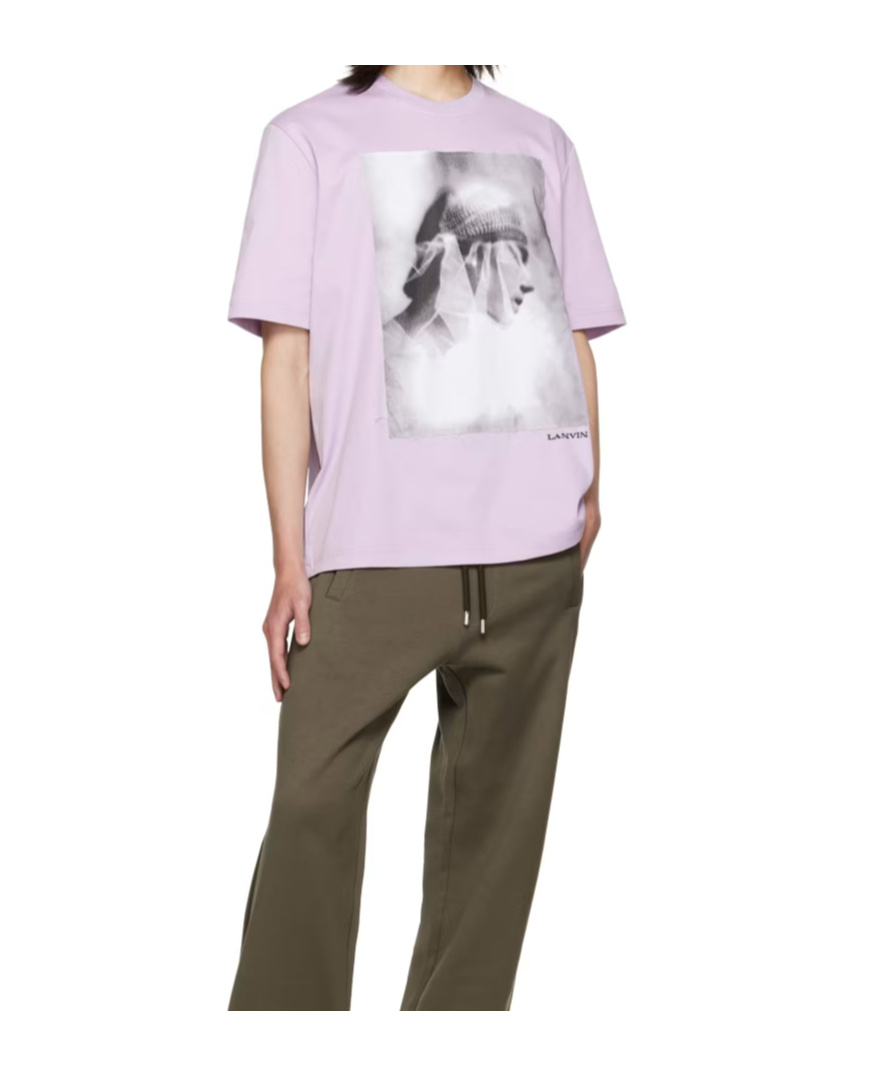 Lanvin Archive Classic T-shirt In Purple