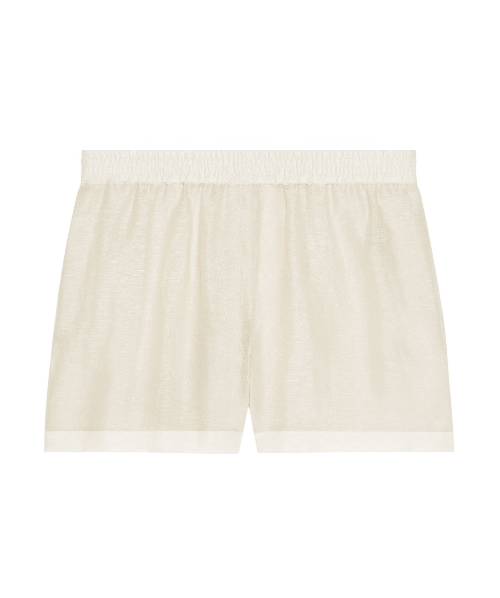 GIVENCHY SHORTS IN SILK AND LINEN