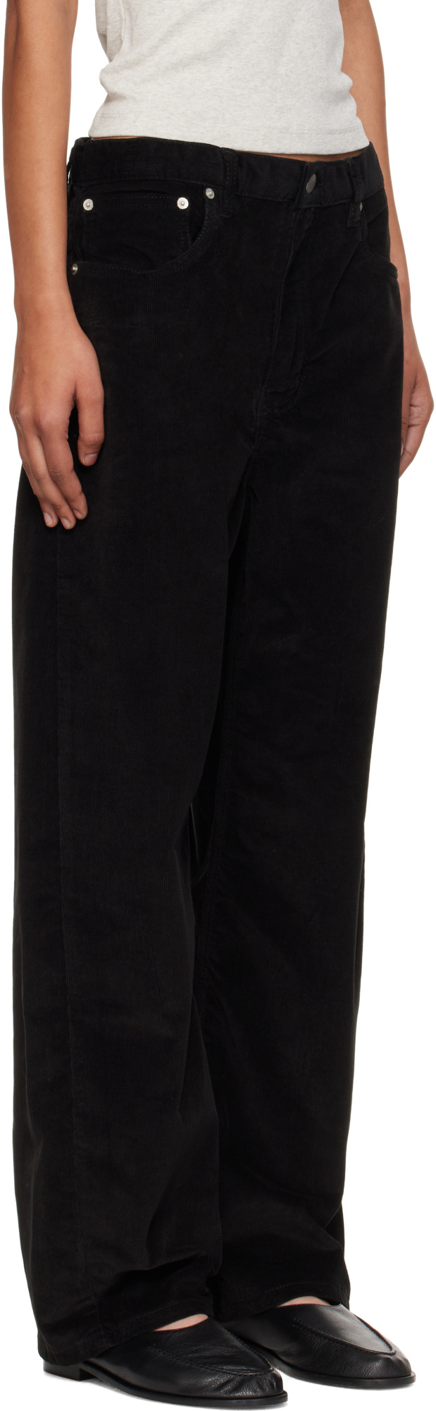 Studio Nicholson Jeans With Belt Loops In Black