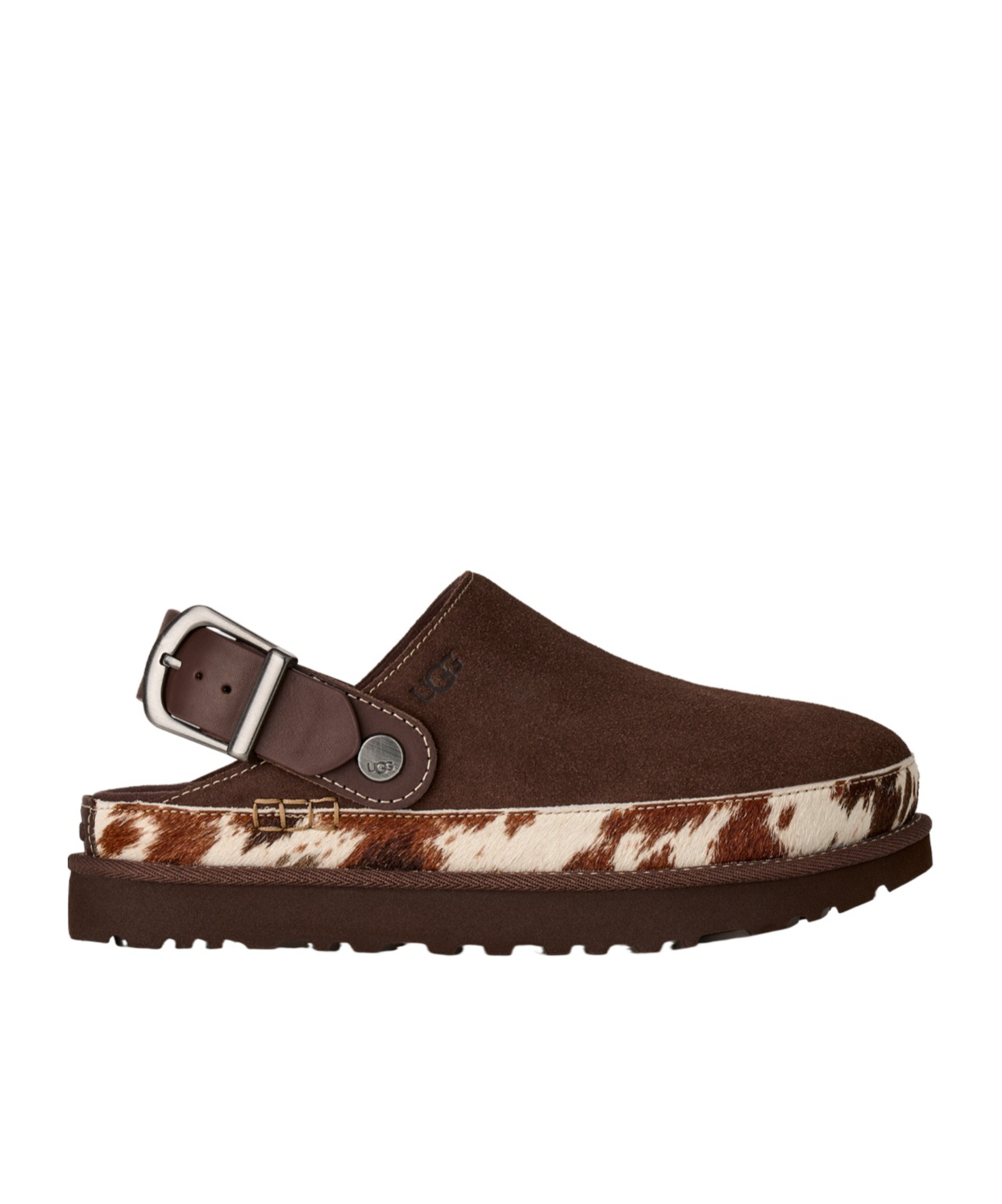 Ugg Buckle Mules In Black