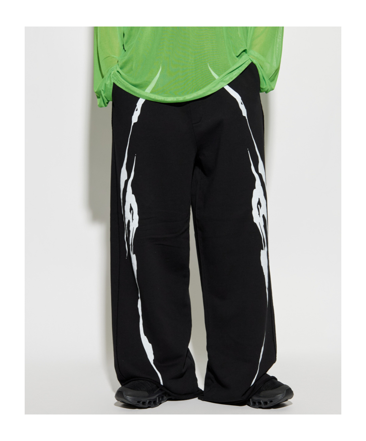 44 Label Group Elastic Waist Sweatpants In Black