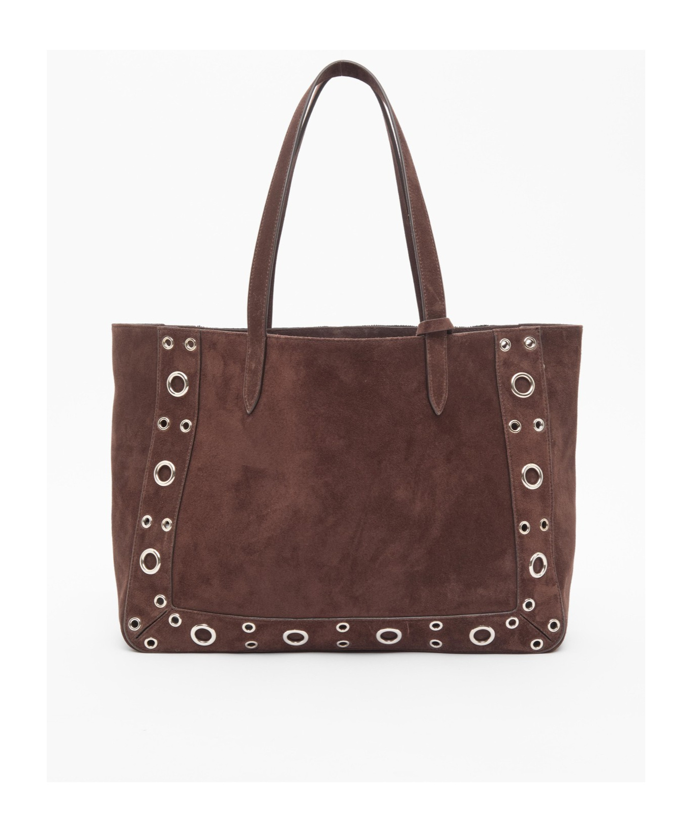 Valentino Pattern Handbag In Brown