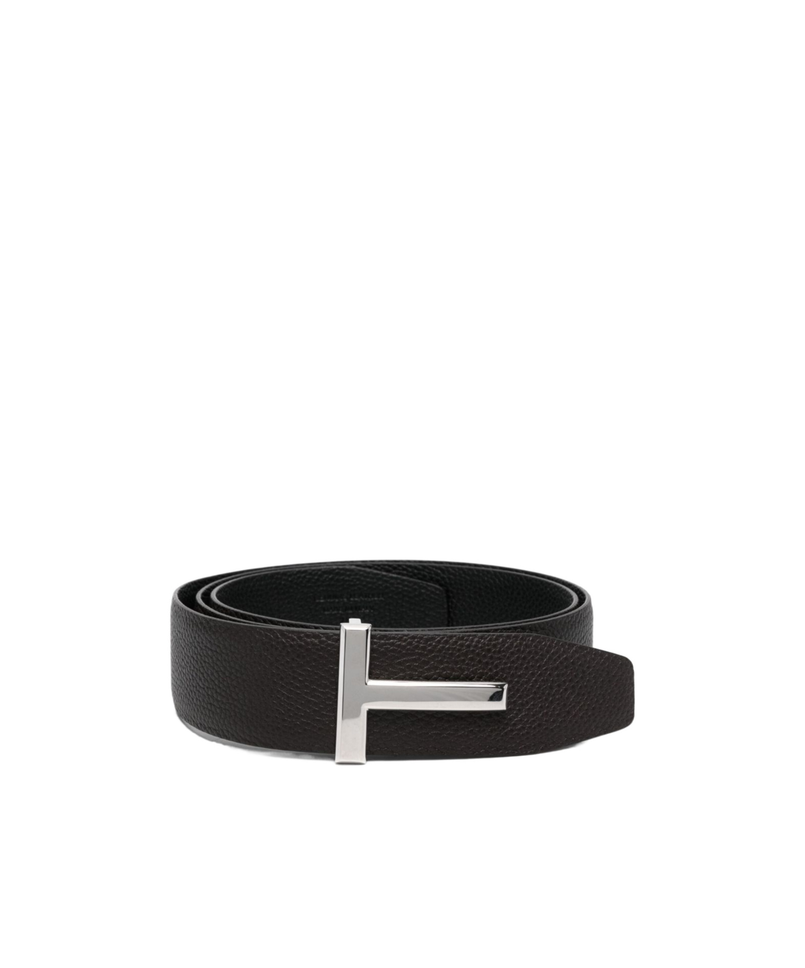 Tom Ford Grained Leather T-buckle Belt Accessories In Black